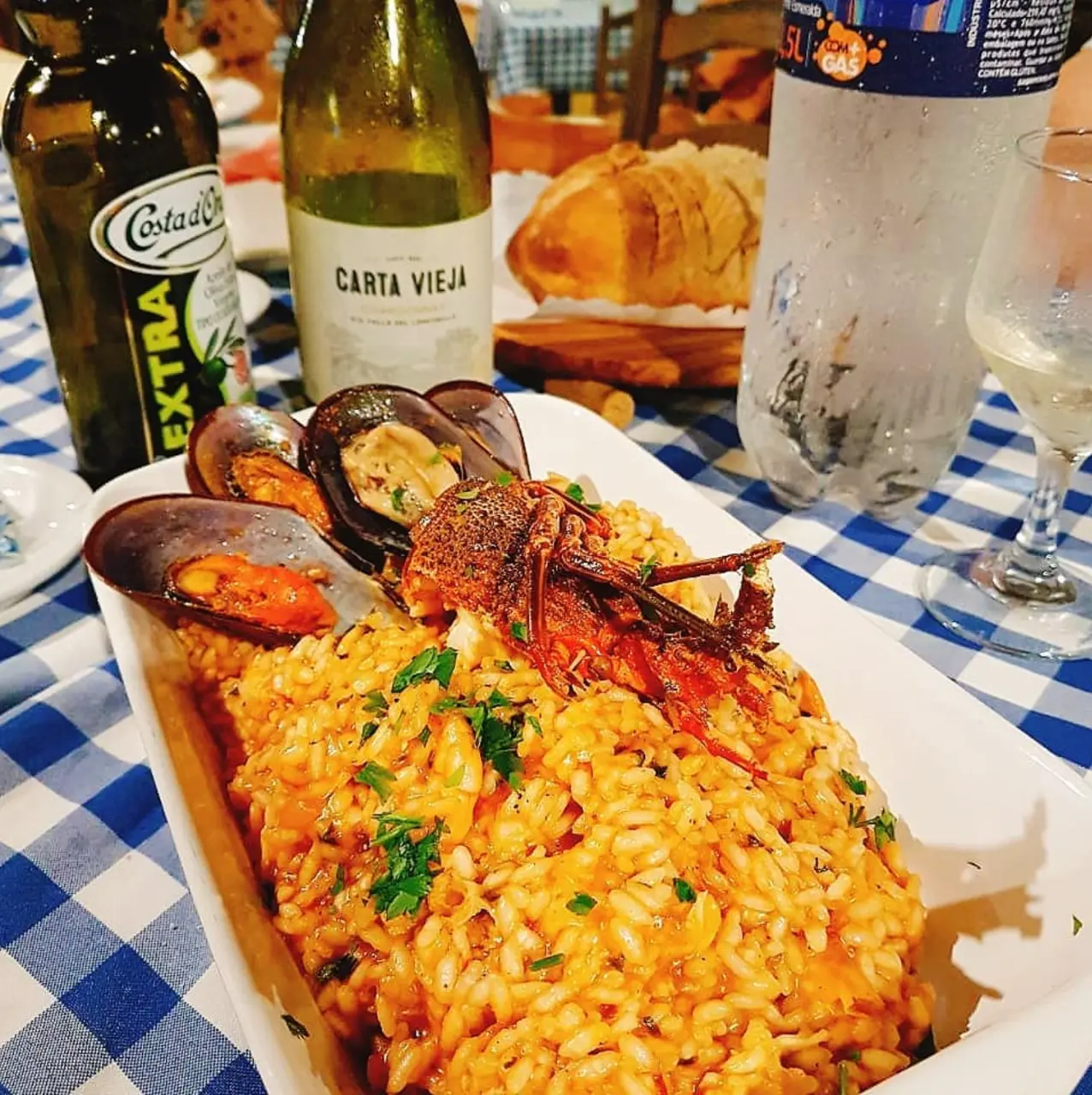 Autêntico Risoto de Frutos do Mar